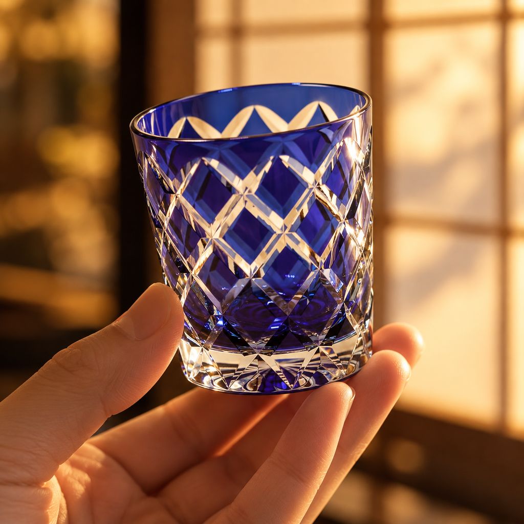 Cobalt Deep Whisky Glass