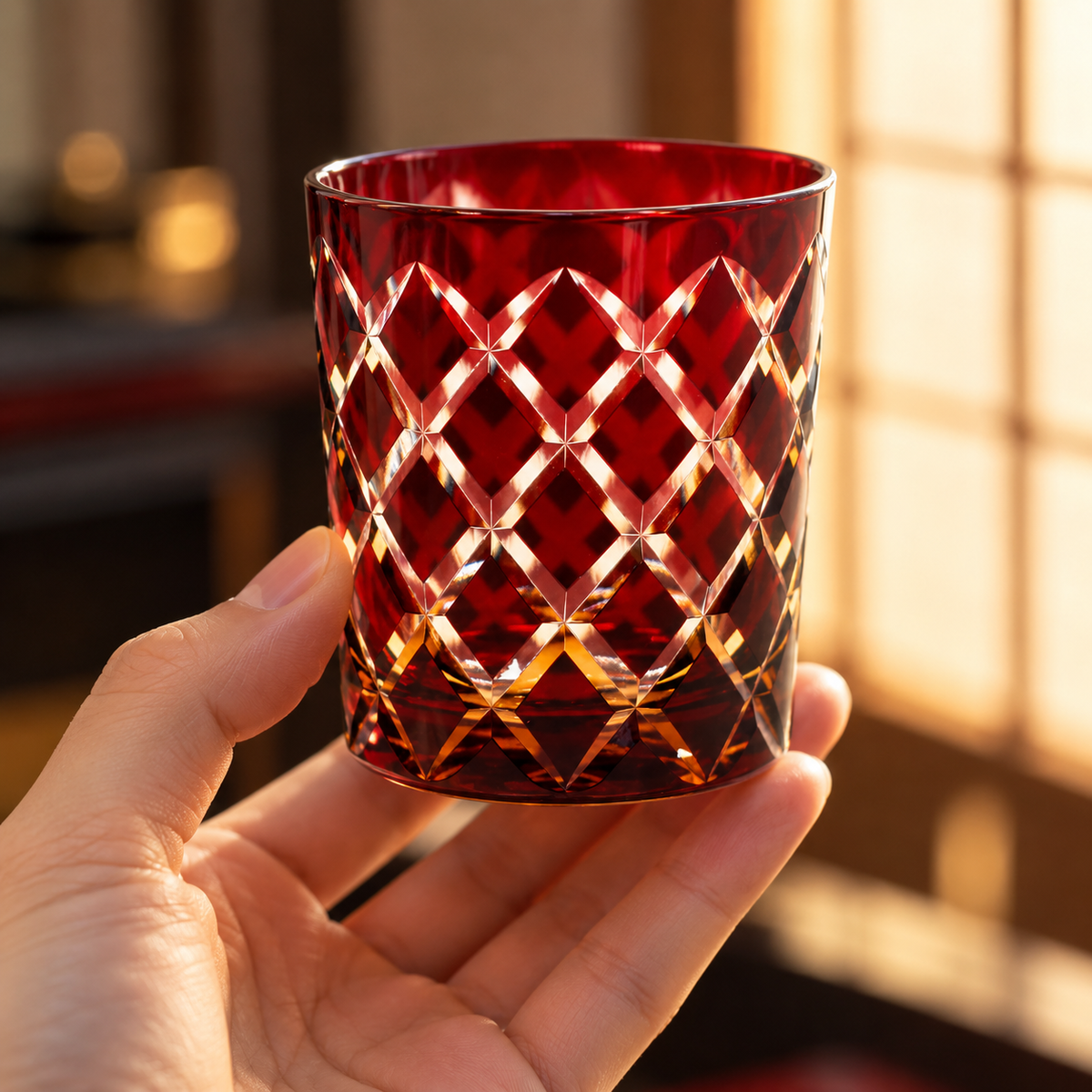 Ruby Deep Whisky Glass