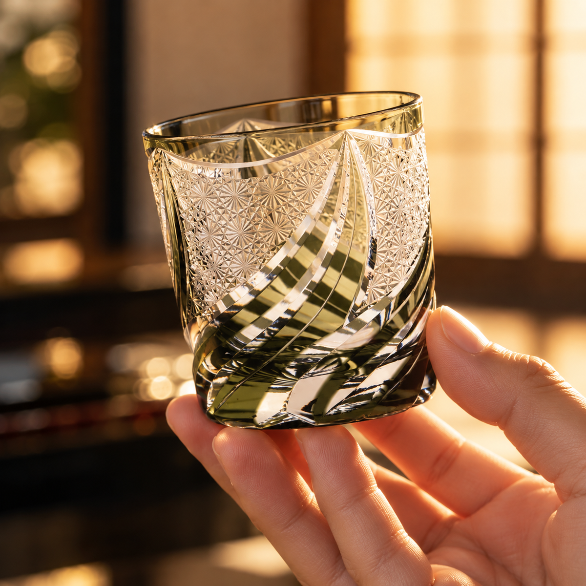 Smoke Flame Whisky Glass