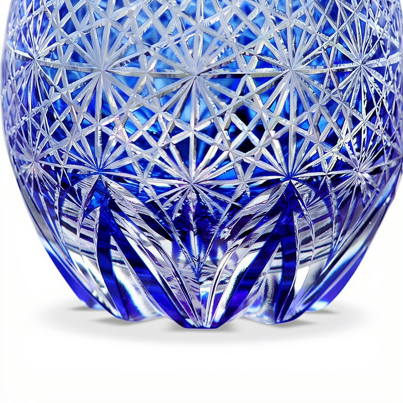 Cobalt Base Whiskey Glass