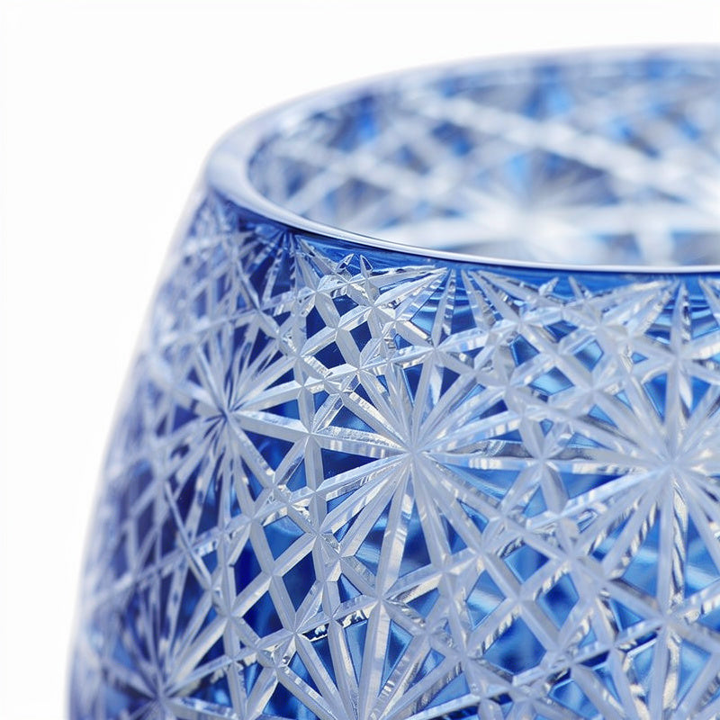 Cobalt Base Whiskey Glass