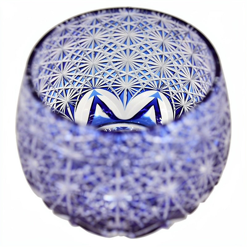 Cobalt Base Whiskey Glass