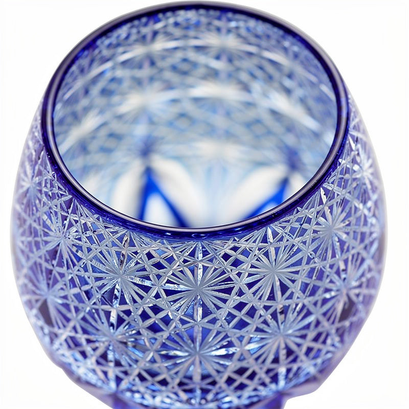Cobalt Base Whiskey Glass