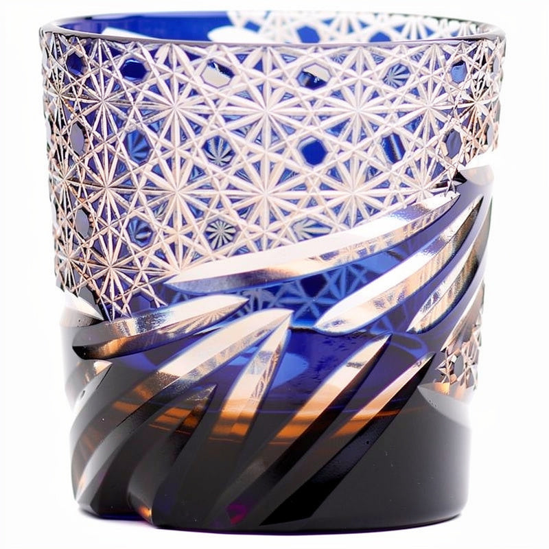 Cobalt Facet Tumbler