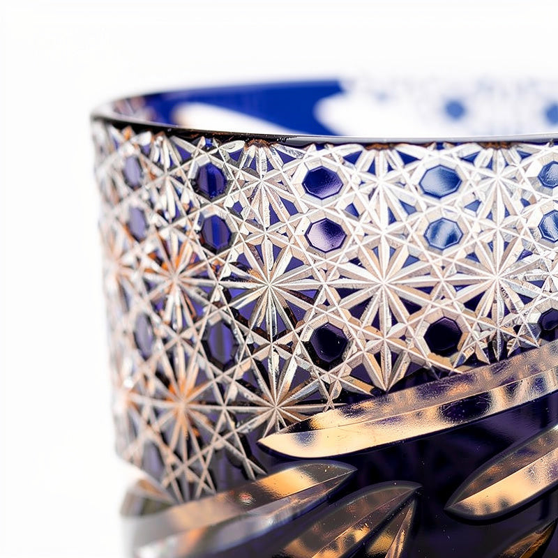 Cobalt Facet Tumbler