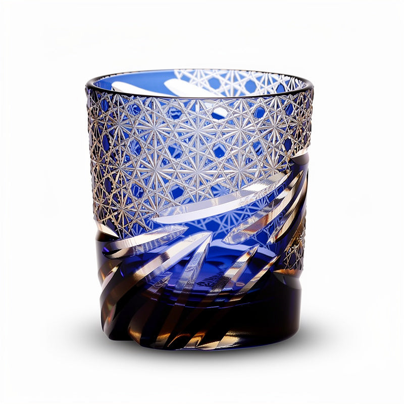 Cobalt Facet Tumbler