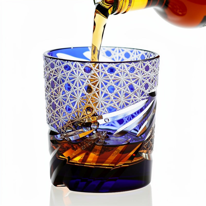 Cobalt Facet Tumbler