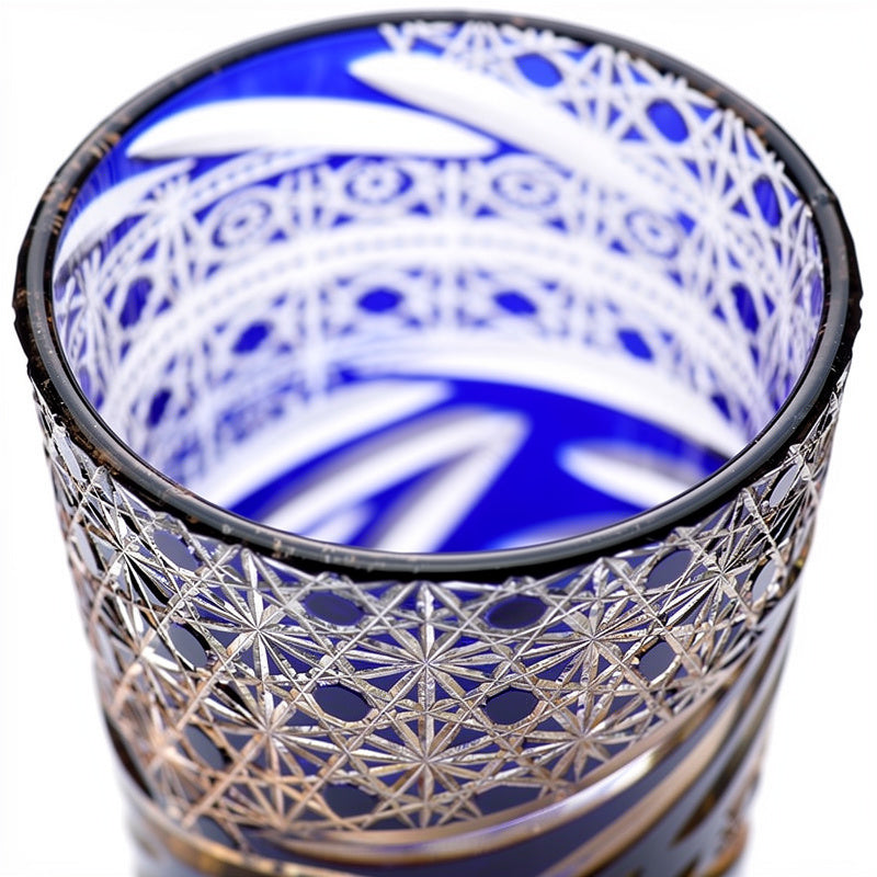 Cobalt Facet Tumbler