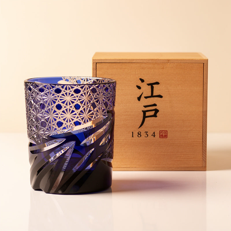 Cobalt Facet Tumbler