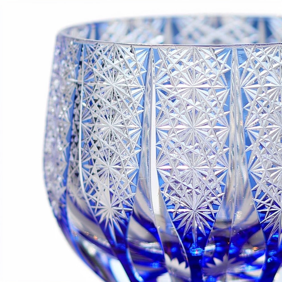Cobalt First Pour Sake Glass