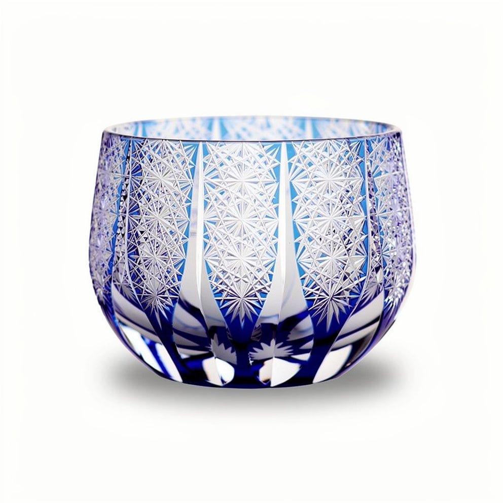 Cobalt First Pour Sake Glass