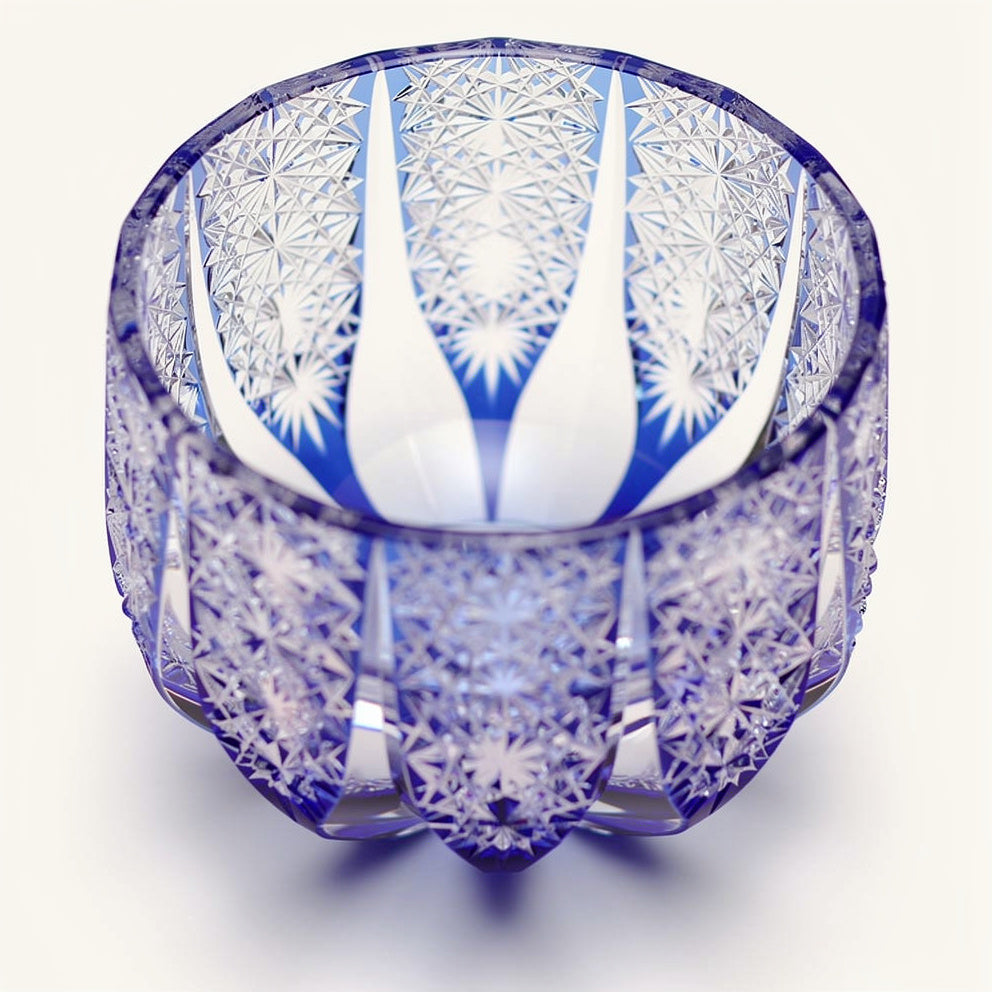 Cobalt First Pour Sake Glass