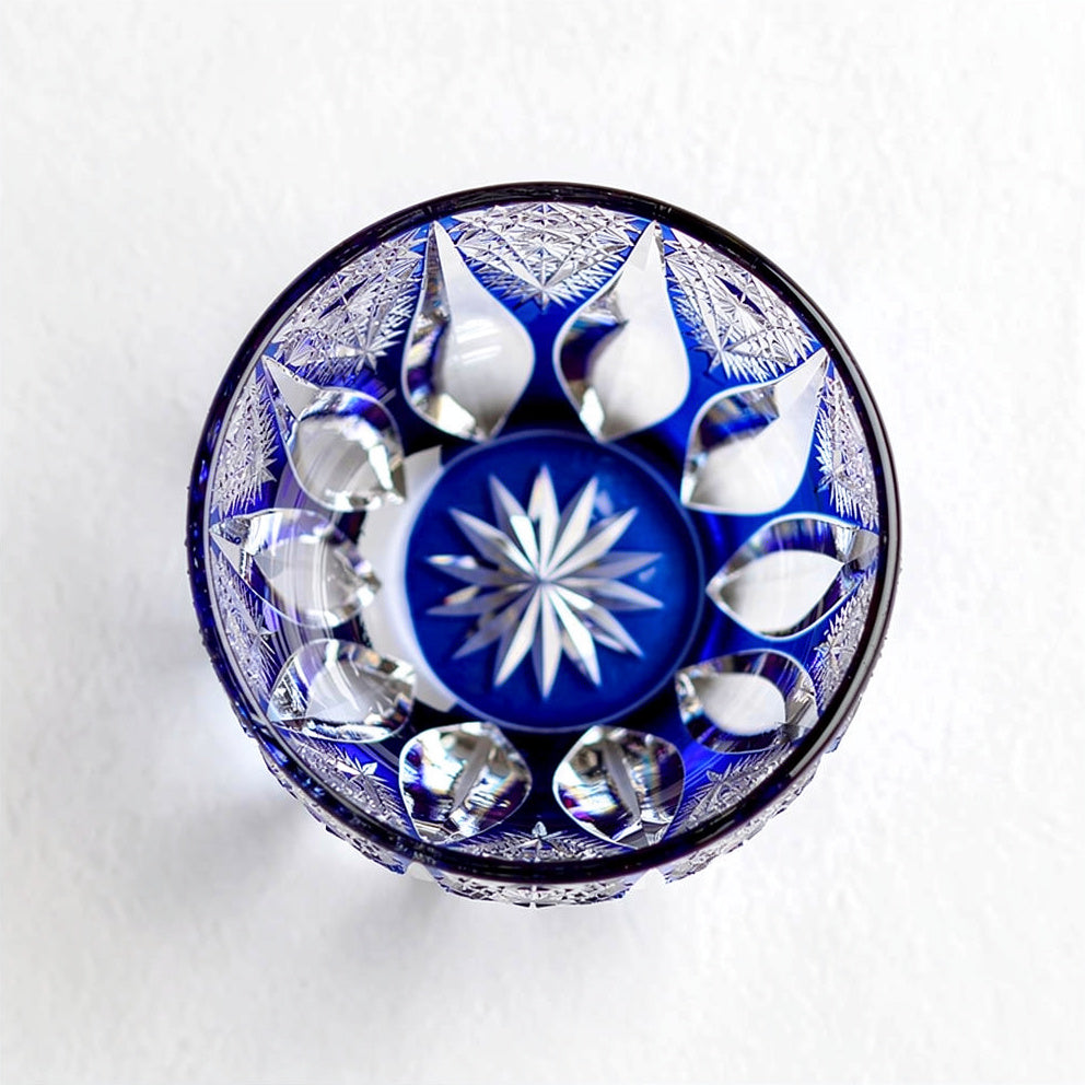 Cobalt First Pour Sake Glass