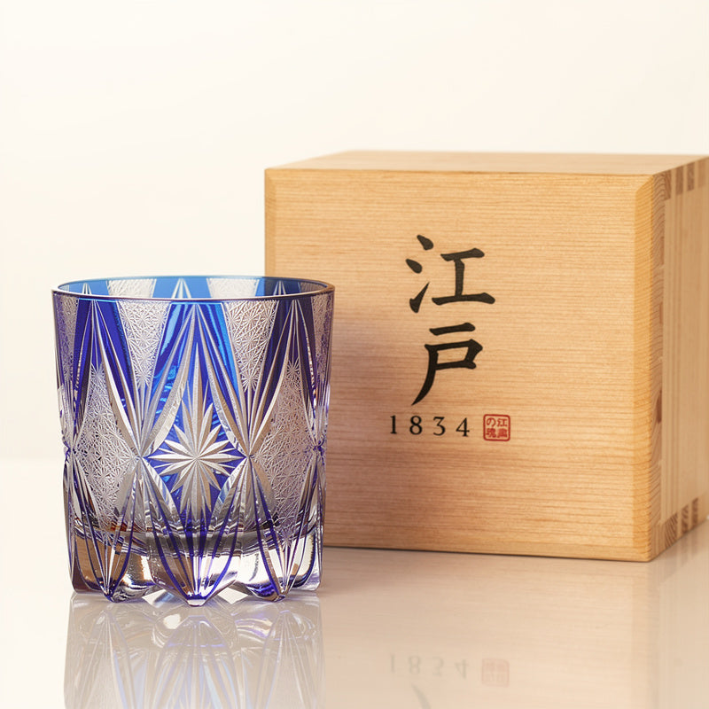 Cobalt First Pour Whiskey Glass