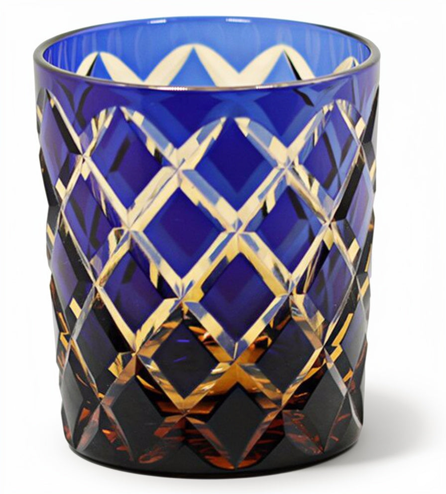 Cobalt Light Study Whiskey Glass