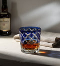 Cobalt Light Study Whiskey Glass