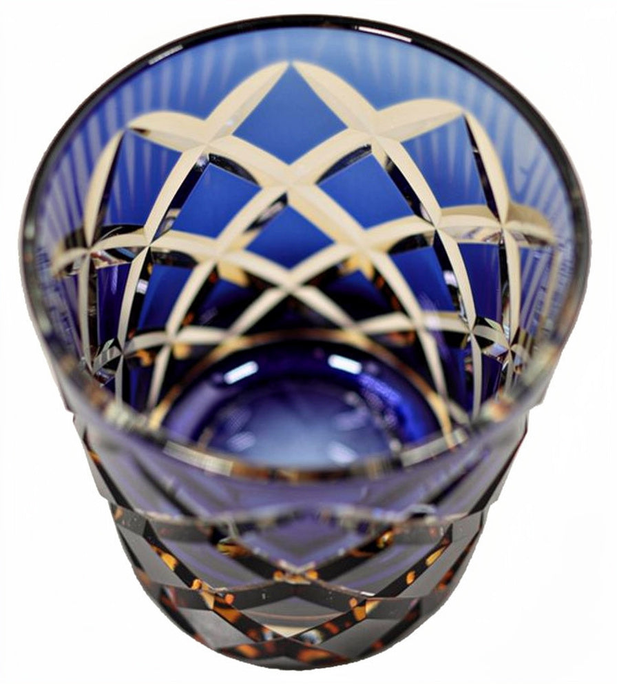 Cobalt Light Study Whiskey Glass