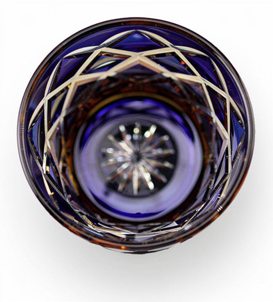 Cobalt Light Study Whiskey Glass