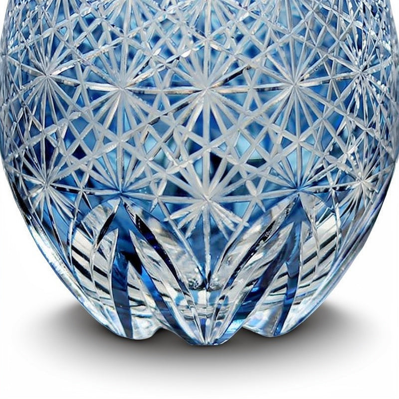 Cobalt Orb Whiskey Glass