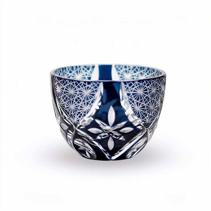Ink Flower Sake Glass, front full on #f1f1f1
