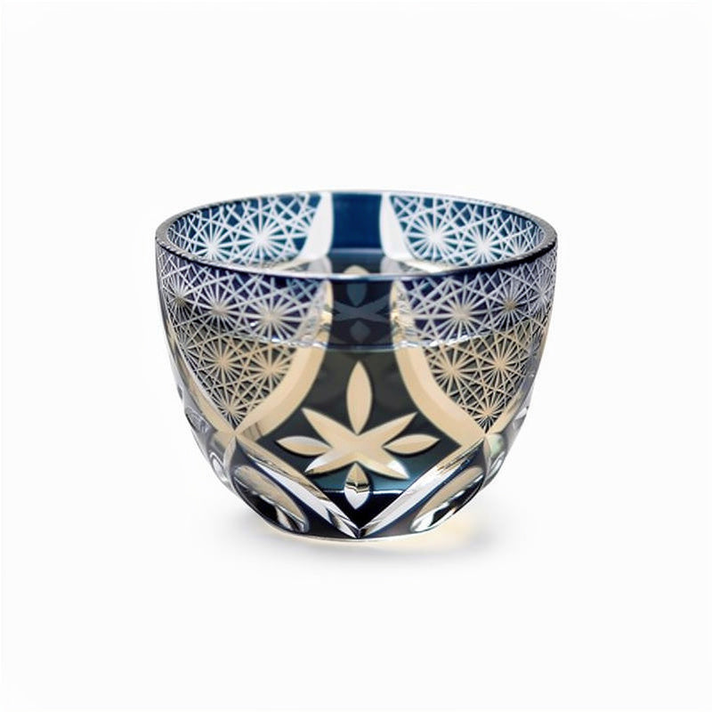 Ink Flower Sake Glass, in use on #f1f1f1