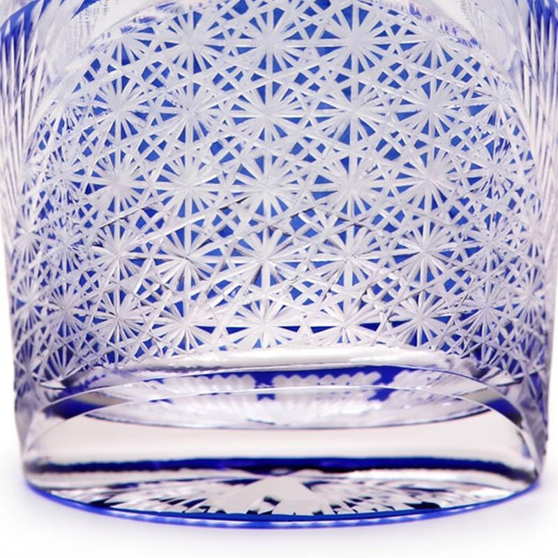 Mist Blue First Pour Whiskey Glass