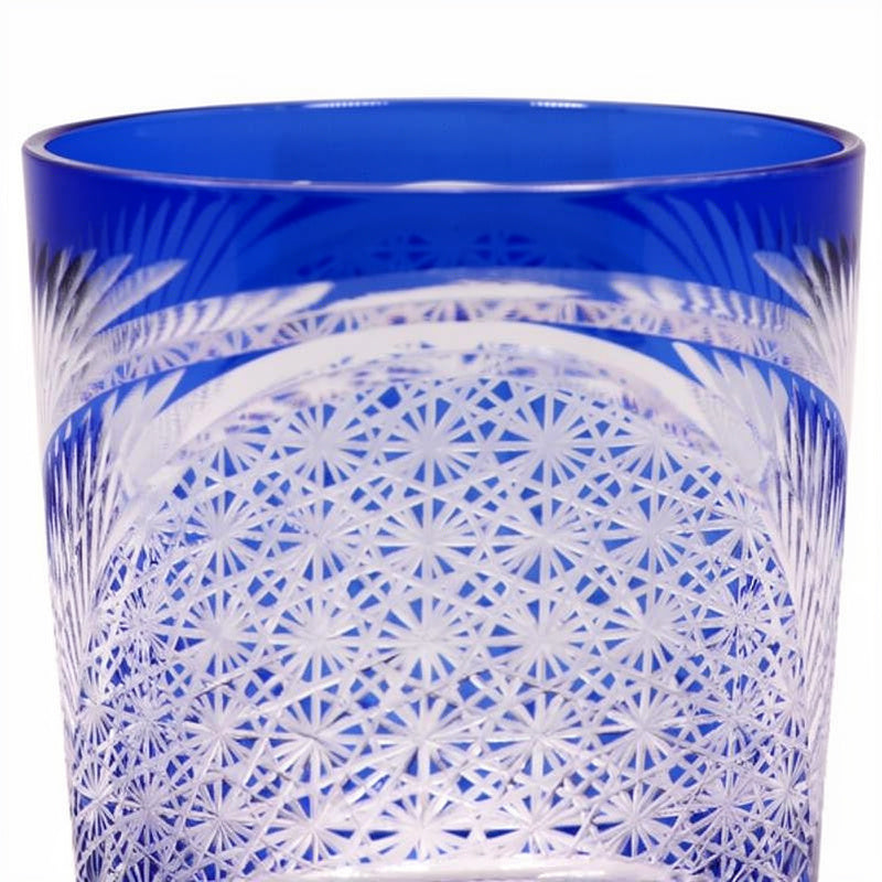 Mist Blue First Pour Whiskey Glass