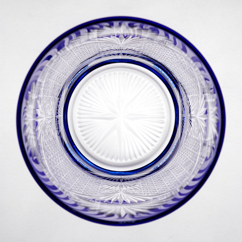 Mist Blue First Pour Whiskey Glass