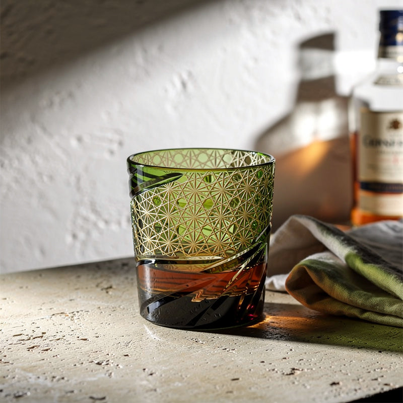 Pine Evening Pour Whiskey Glass