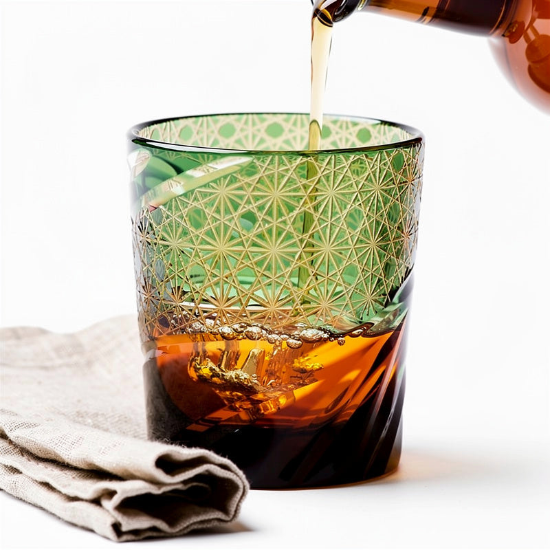 Pine Evening Pour Whiskey Glass