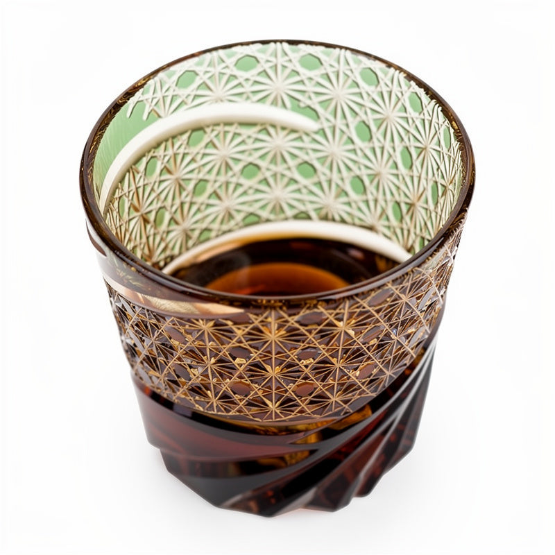 Pine Evening Pour Whiskey Glass