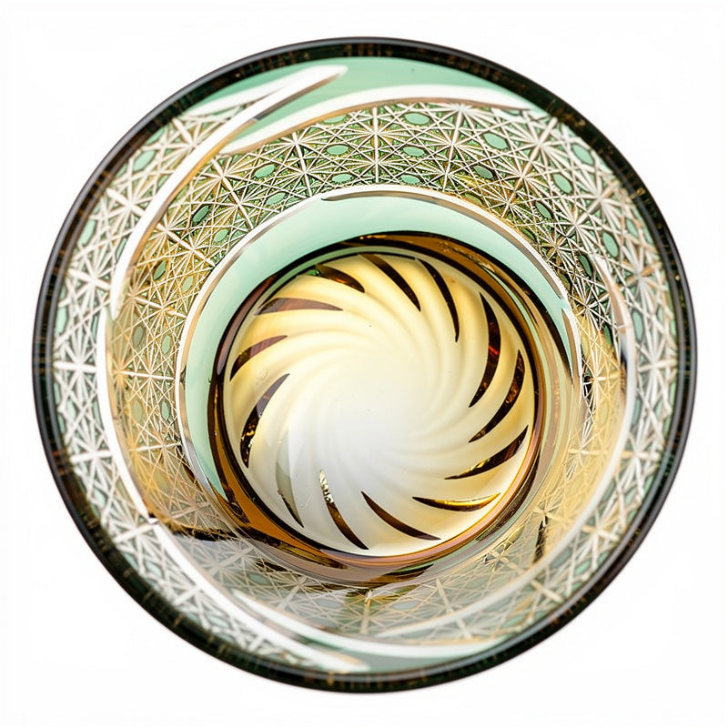 Pine Evening Pour Whiskey Glass