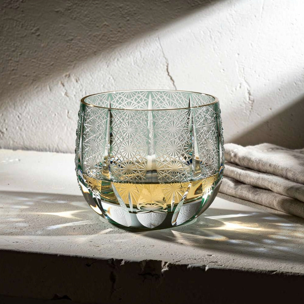 Pine Kiku-tsunagi Sake Glass