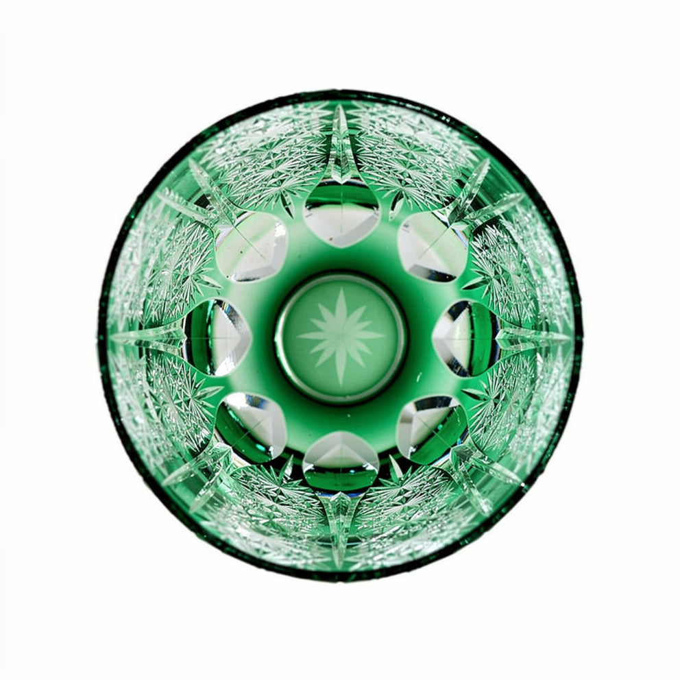 Pine First Pour Sake Glass, top view