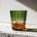 Pine Grid Whiskey Glass