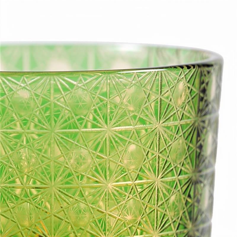 Pine Grid Whiskey Glass