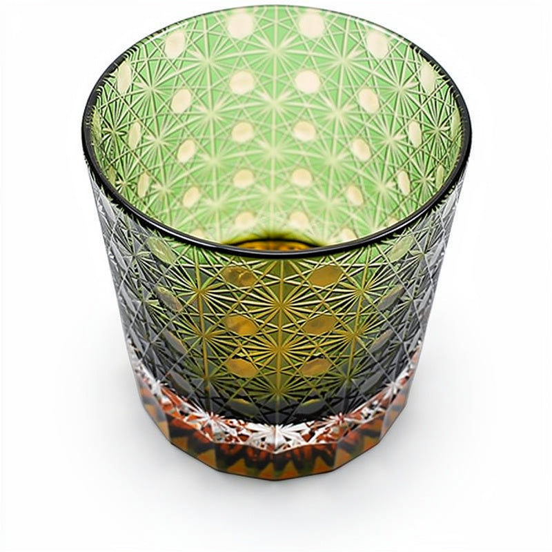 Pine Grid Whiskey Glass