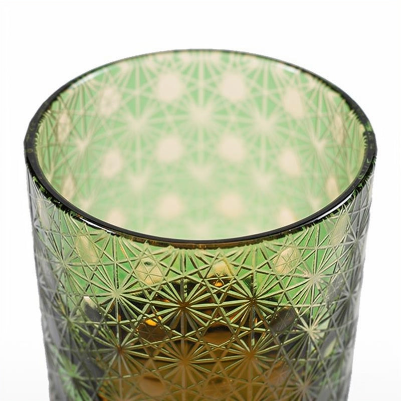 Pine Grid Whiskey Glass