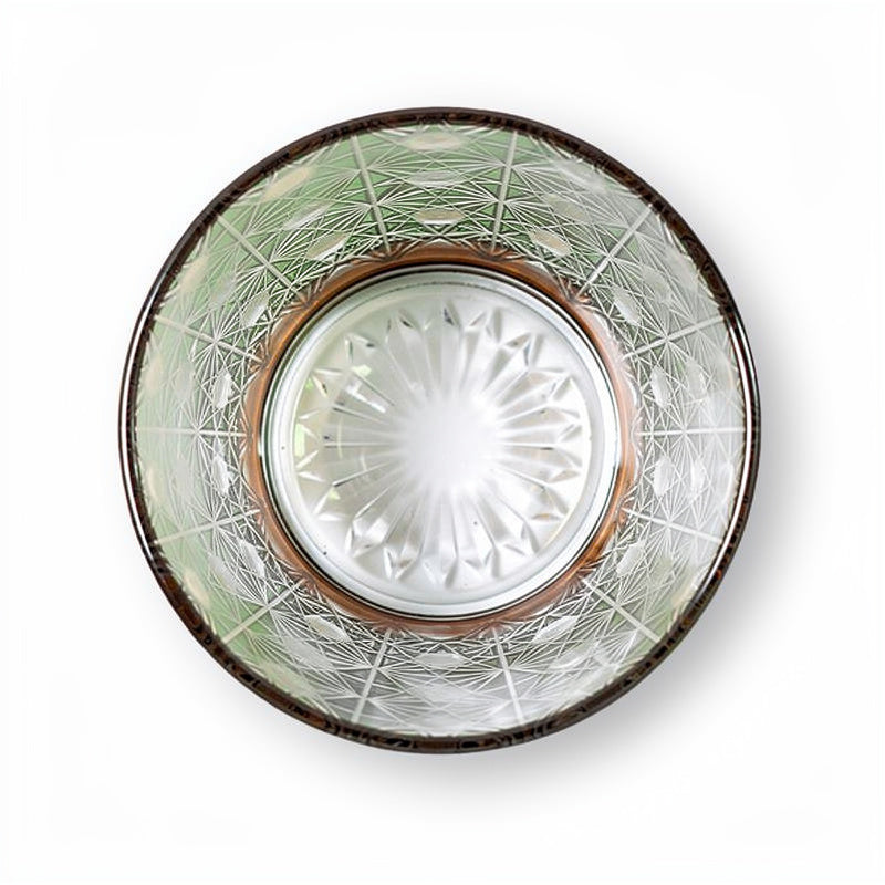 Pine Grid Whiskey Glass