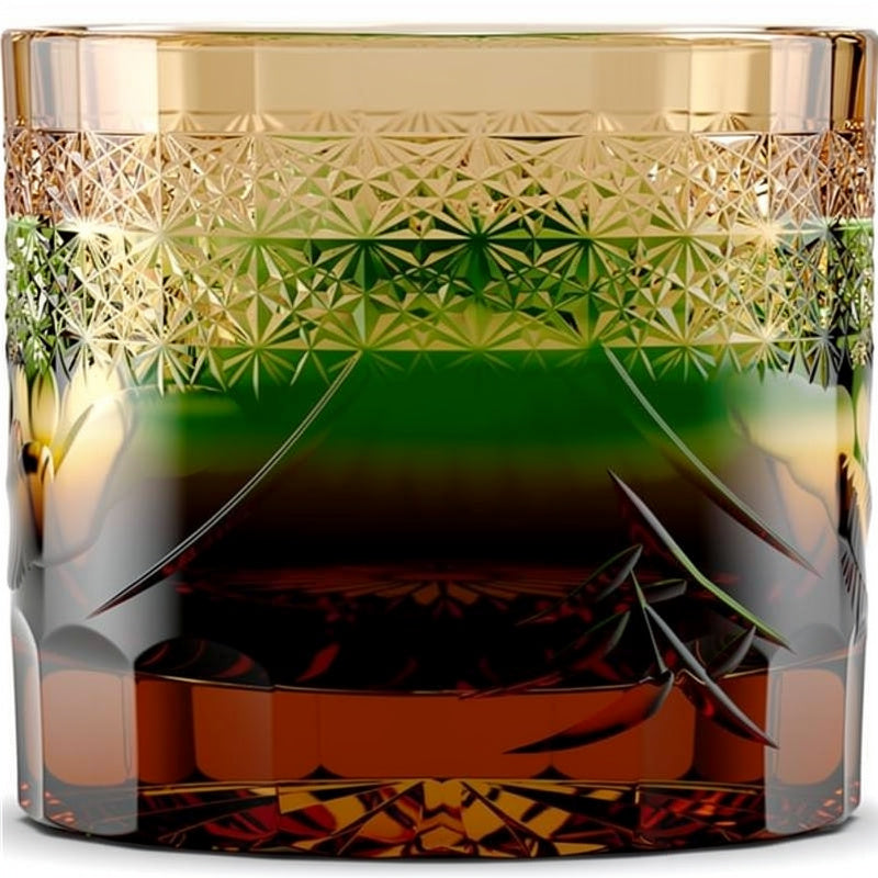Pine Asa-no-ha Mountain Glass Whiskey Glass