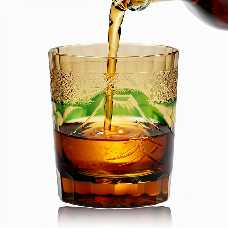 Pine Mountain Glass Whiskey Glass