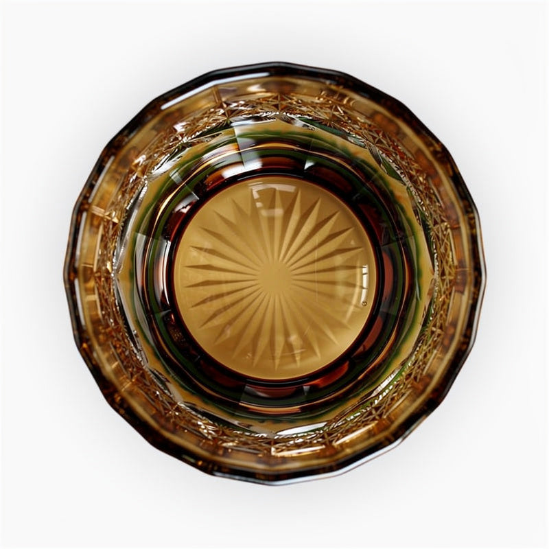 Pine Asa-no-ha Mountain Glass Whiskey Glass