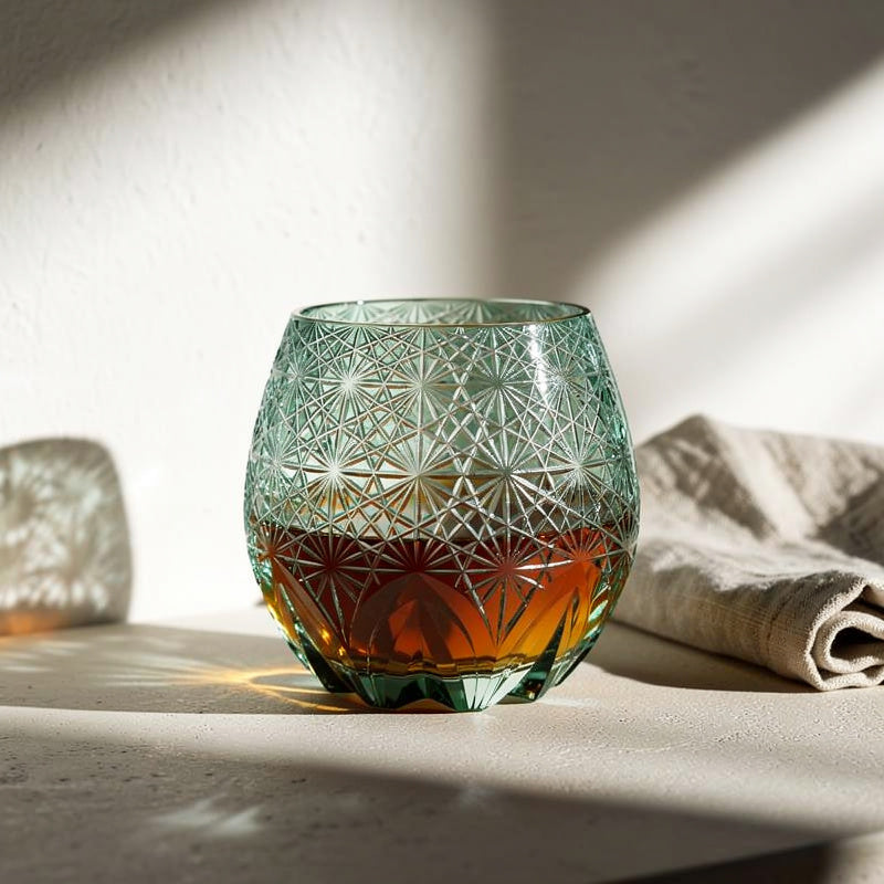 Pine Orb Whiskey Glass