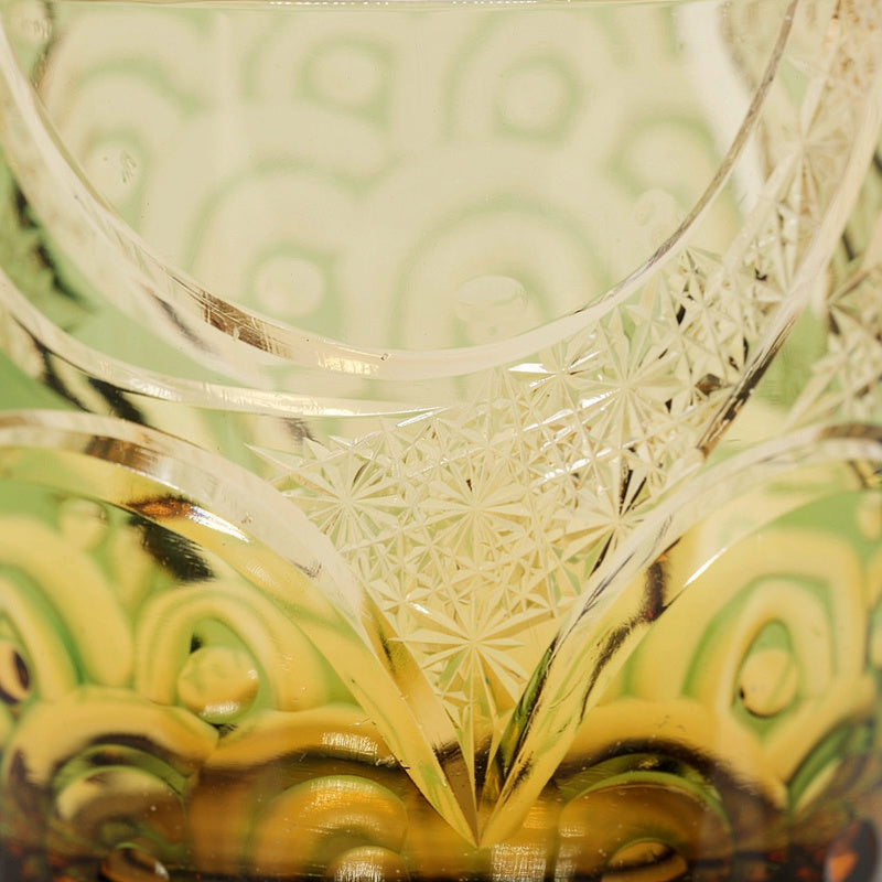 Pine Overlay Whiskey Glass