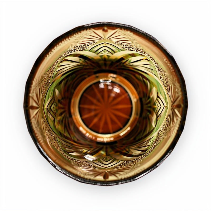 Pine Overlay Whiskey Glass
