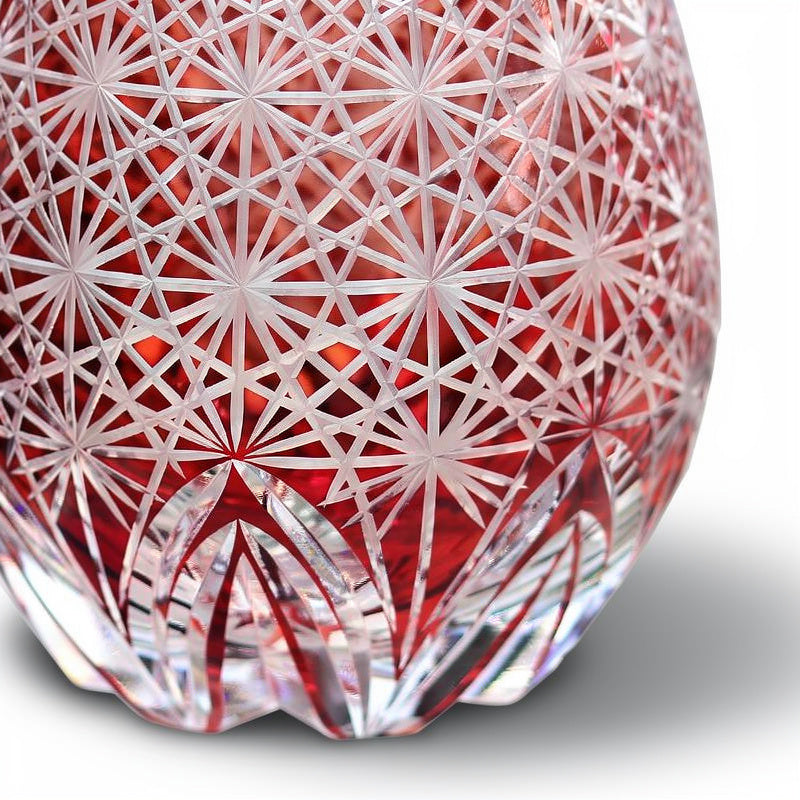 Ruby Base Whiskey Glass