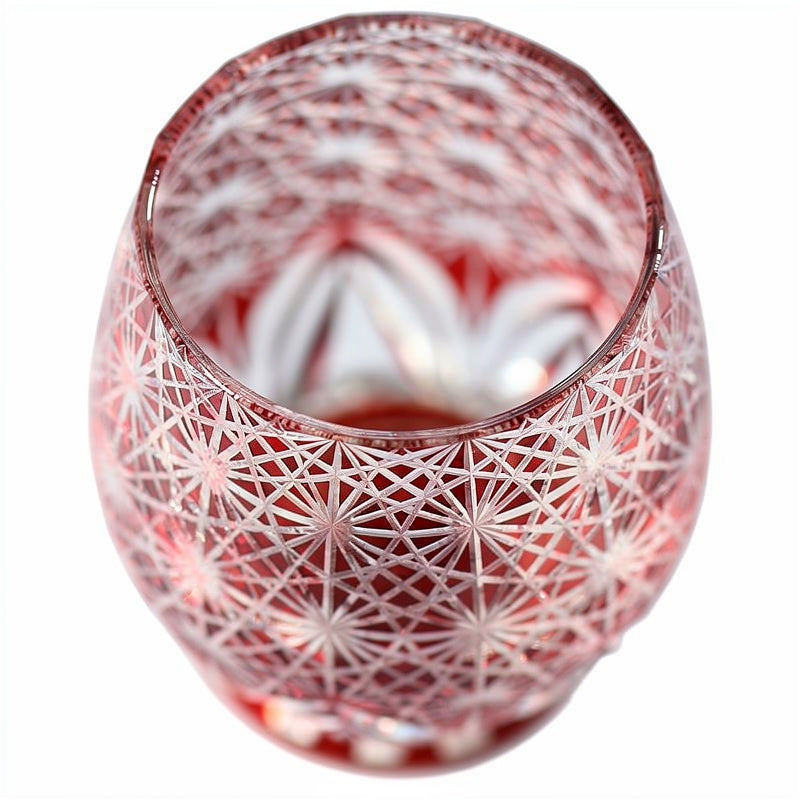 Ruby Base Whiskey Glass