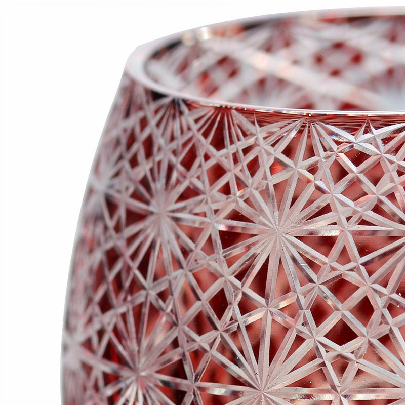 Ruby Base Whiskey Glass
