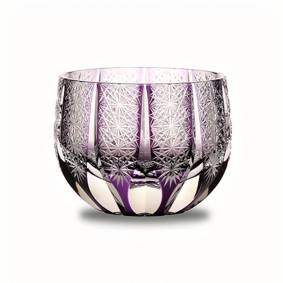 Ruby First Pour Sake Glass, full view on #f1f1f1