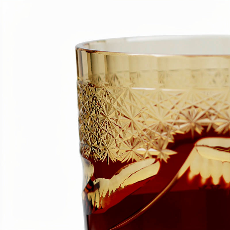 Ruby Mountain Glass Whiskey Glass